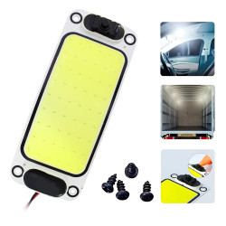LUMINÁRIA LED BAÚ CAMINHÃO UNIVERSAL BIVOLT 54 LEDS COB Vo6