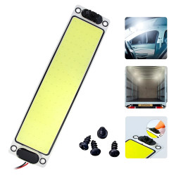 LUMINÁRIA LED BAÚ CAMINHÃO UNIVERSAL BIVOLT 108 LEDS Vo6