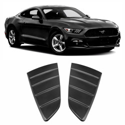 PAR MOLDURA APLIQUE JANELA CORTESIA MUSTANG SHELBY GT500 PRETO Vo6	