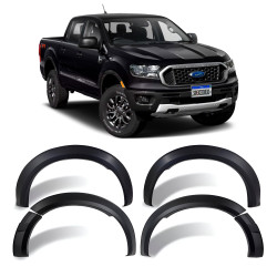 KIT APLIQUE ALARGADOR DE PARA-LAMAS FORD RANGER CABINE DUPLA