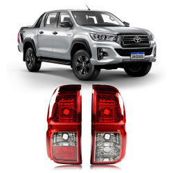 PAR LANTERNA TRASEIRA TOYOTA HILUX MODELO ORIGINAL Vo6