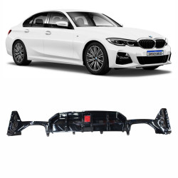 DIFUSOR TRASEIRO BMW SERIE 3 G28 COM LED BRAKE LIGHT Vo6