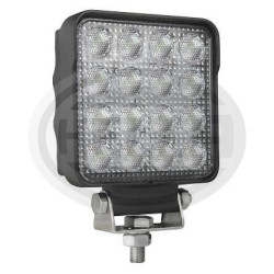 FAROL AUXILIAR HELLA 16 LEDS QUADRADO UNIVERSAL 12V 24V 2000K Vo6
