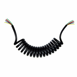 CHICOTE CONECTOR ELETRICO ASPIRAL SEM CONECTOR 4,5M DNI