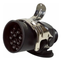 TOMADA ELETRICA PARA ENGATE REDONDA 15 POLOS MACHO 12V 24V DNI
