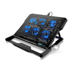 ACESSORIO PARA NOTEBOOK COOLER COM 6 FANS LED AZUL -MULTILASER AC282