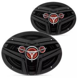 ALTO FALANTE 06X09"  QUADRIAXIAL BBMAX 140W RMS O PAR COM MOLDURA 4OHMS BOMBER 117120
