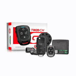 ALARME TARAMPS COM 1 CONTROLE PRESENCA E 1 CHAVE CANIVETE BASEADO EM TEC DIGITAL TW20 CH G3