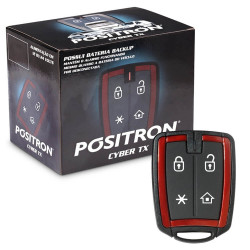 ALARME POSITRON CARRO E CAMINHÃO 12 E 24 VOLTS CYBER TX290