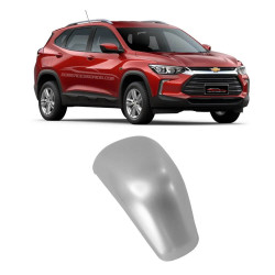 APLIQUE MANOPLA CAMBIO CHEVROLET TRACKER PRATA