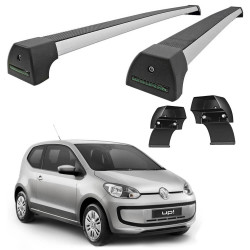 RACK TETO VW UP 2 E 4 PORTAS MODELO SPORT ALUMINIO ANODIZADO LONG LIFE AUP!