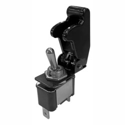 Chave Tic Tac Seletora Metal Sem Led Com Proteção Preta Vo6