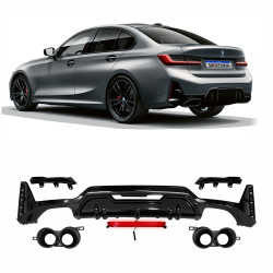 DIFUSOR TRASEIRO BMW G28 COM LUZ BREAK LIGHT E PONTEIRAS Vo6 