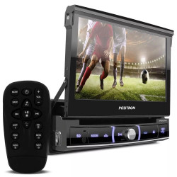 DVD POSITRON SP6920NAV RETRATIL TELA 7 GPS MIRROR CONECT BLUETOOTH TV USB SD ENTR P2 CD DVD MP3 AMFM