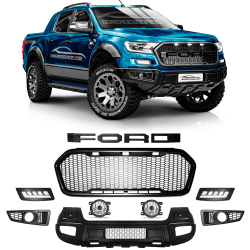 BODY KIT FORD RANGER RAPTOR TRANSFORMAÇÃO SF VO6