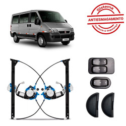 KIT VIDRO ANTIESMAGAMENTO FIAT DUCATO PG BOXER CITROEN JUMPER ALTERNATIVO TRAGIAL PAKVFTAE029