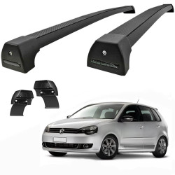 RACK TETO POLO ALUMINIO PRETO LONG LIFE PPHS
