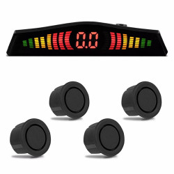 SENSOR DE ESTACIONAMENTO OEM DE EMBUTIR 4 VIAS MODELO ORIGINAL PRETO RAY X  MSE02
