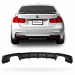 SPOILER DIFUSOR TRASEIRO BMW SERÍE 3 F30 M-SPORT DUPLO FOSCO Vo6