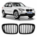 GRADE BMW X1 E84 DOUBLE SLAT PRETO FOSCO Vo6