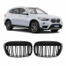 GRADE BMW X1 F48 DOUBLE SLAT CROMADO E BLACK Vo6